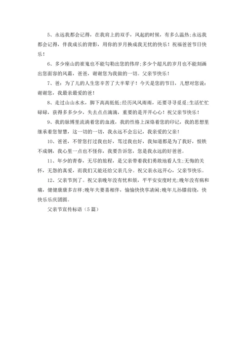 父亲节宣传标语（5篇）.docx