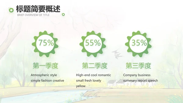 我的家乡江南旅游介绍展示PPT动态模板