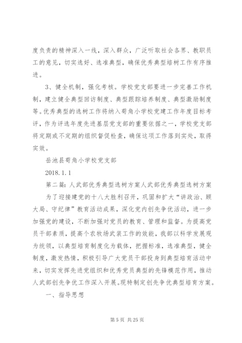 学校党支部优秀共产党员选树方案.docx