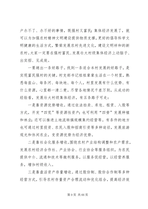 村党支部书记要当好农村社会管理的带头人.docx