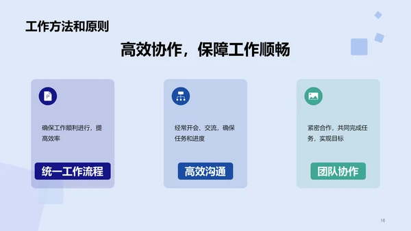 蓝色创意技术团队负责人竞聘述职PPT模板