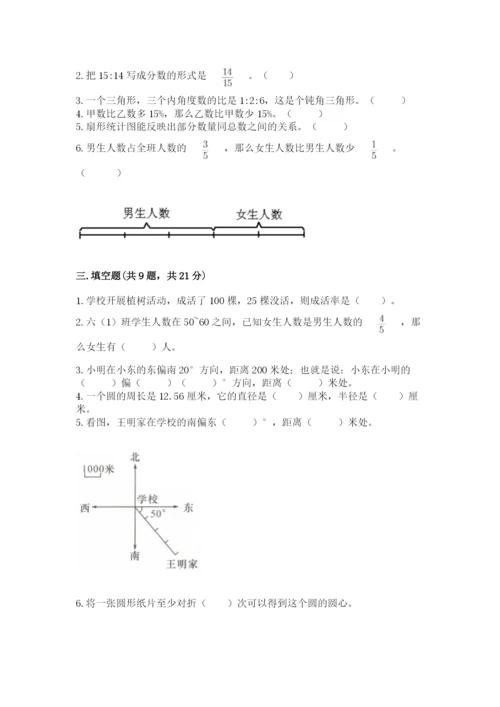 小学数学六年级上册期末考试试卷附完整答案（全优）.docx
