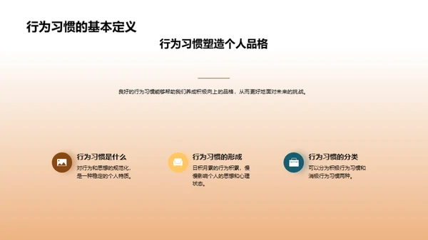 行为习惯助力学习