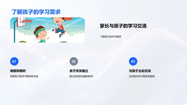 家长引导学习策略PPT模板