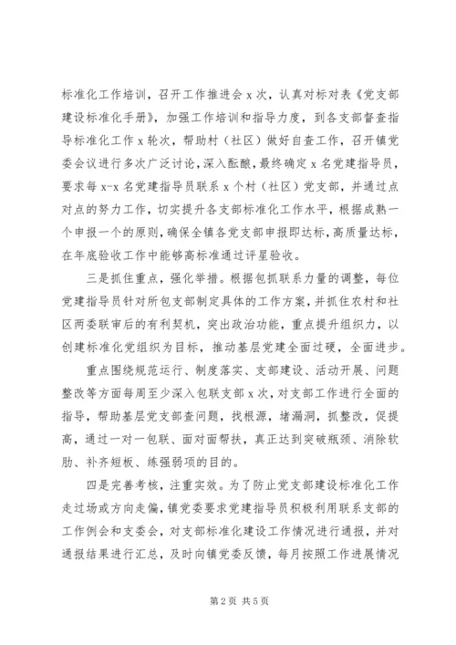 乡镇支部标准化建设工作特色亮点总结汇报.docx
