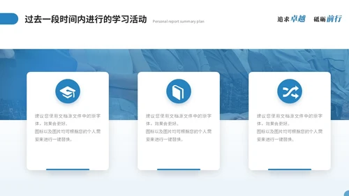 简约商务个人述职报告工作总结工作汇报年终述职ppt模板