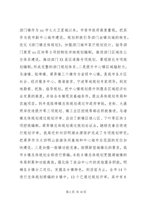 市规划局工作总结报告 (5).docx