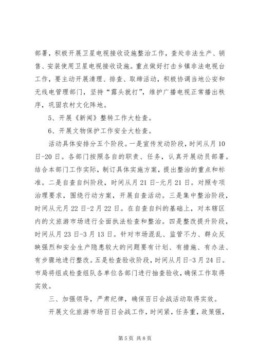 加强文化旅游市场管理工作致辞范文.docx