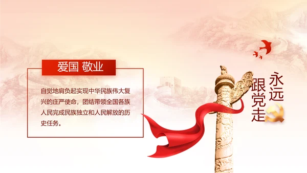 党支部党史学习党课工作总结动态PPT