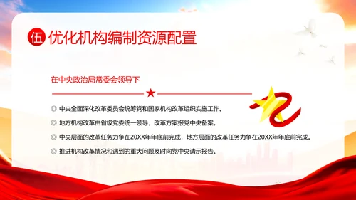 党和国家机构改革方案学习解读PPT课件两会