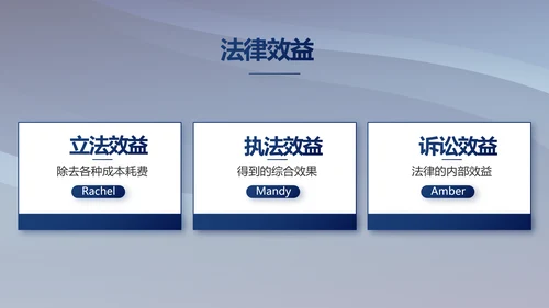 蓝色大气法律律法宣传讲座PPT