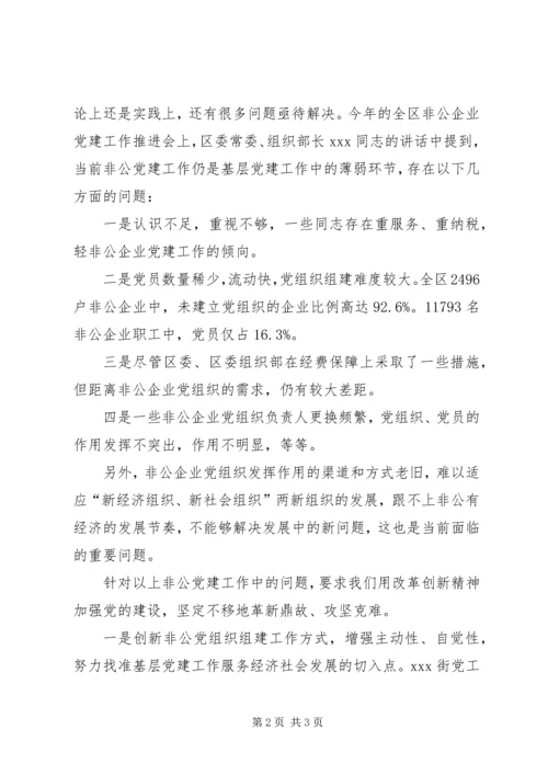 新形势下非公企业党建若干问题的思考 (6).docx
