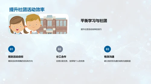 活跃于社团 提升自我PPT模板