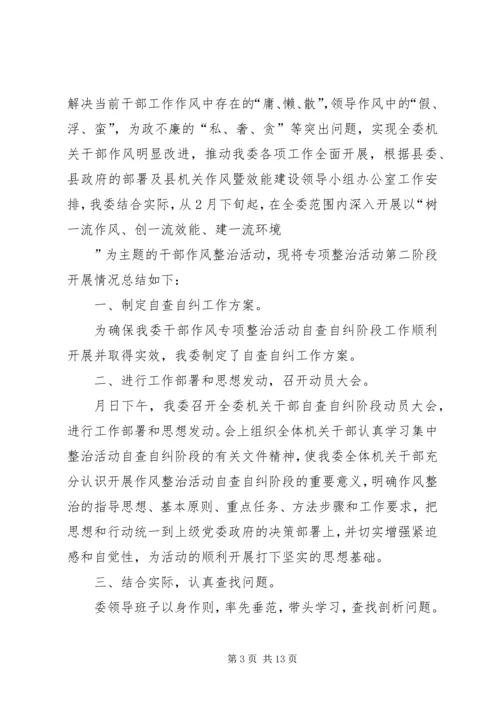 发改委干部作风整治活动自查自纠报告 (2).docx