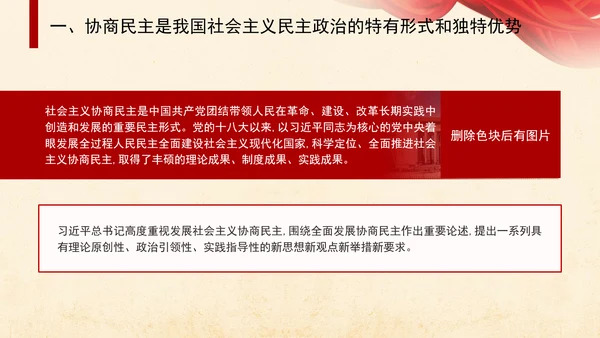 二十届三中全会关于健全协商民主机制党课ppt