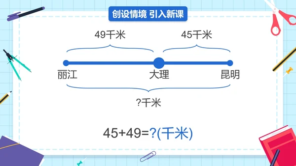 人教版三年级数学万以内的加法和减法一课件PPT模板