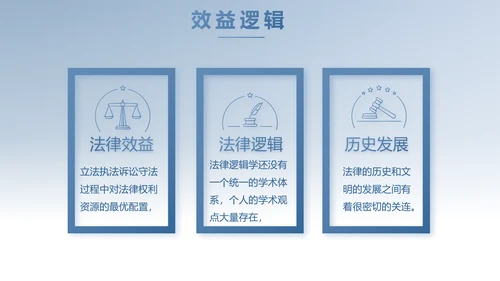 蓝色中国风法律讲座动态PPT模板