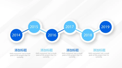 蓝色大气创意企业公司宣传产品介绍动态PPT模板