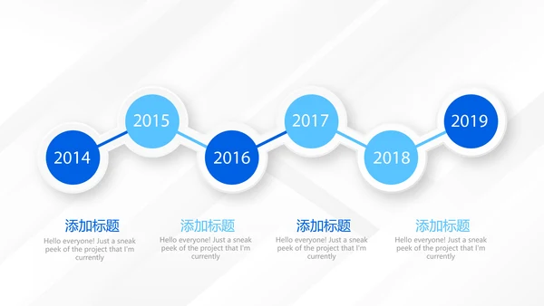 蓝色大气创意企业公司宣传产品介绍动态PPT模板