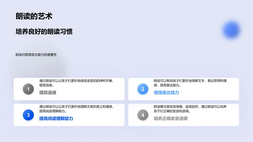 语文学习的重要性PPT模板