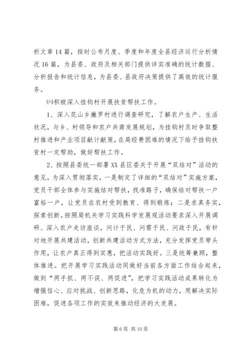 统计局工作总结及工作计划.docx