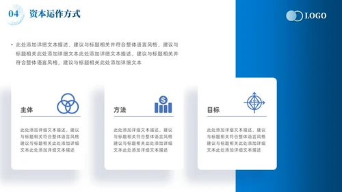 蓝色简约线条商业计划书项目汇报