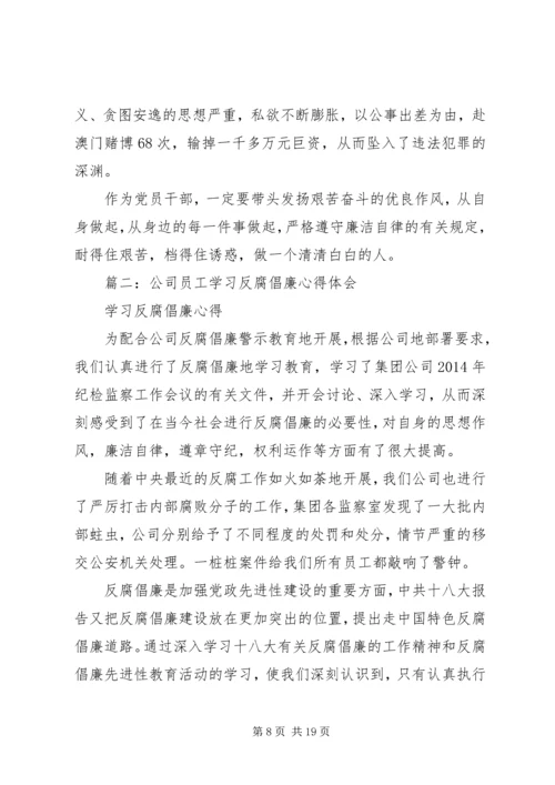 篇一：反腐倡廉的心得体会2篇 (3).docx