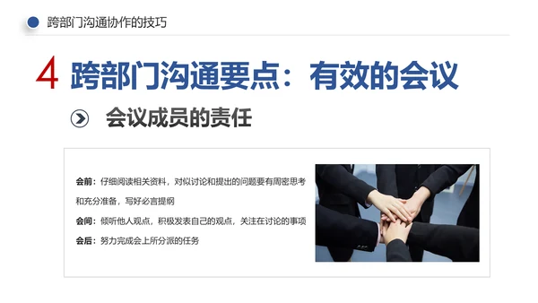 企业培训员工团队管理跨部门沟通协作PPT