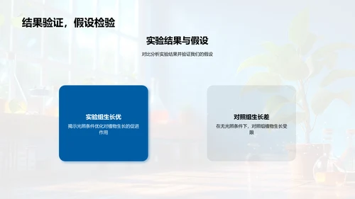 光合作用实验报告PPT模板