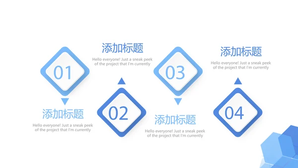 蓝色简约医院院长工作总结报告动态PPT