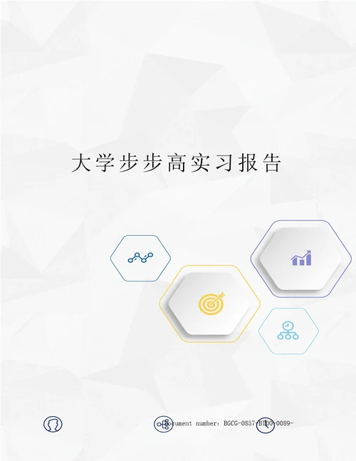 大学步步高实习报告
