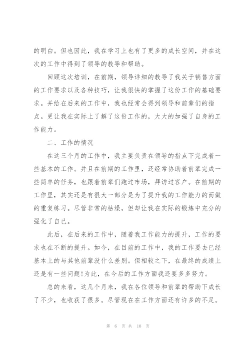 销售员试用期心得体会.docx