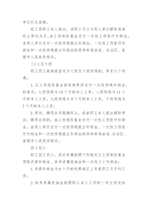 工伤认定和赔偿的标准是什么.docx