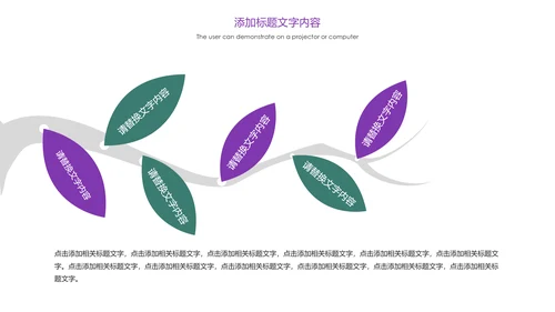 紫色唯美教育课件教学培训PPT模板