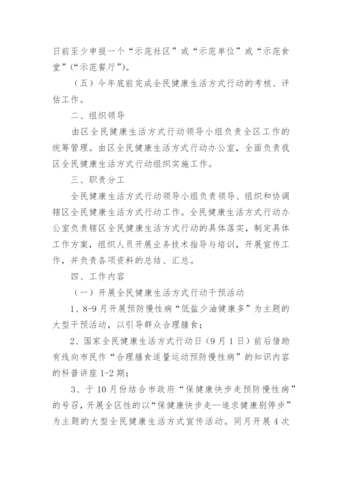 健康社区活动方案.docx