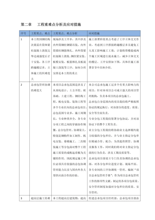 工程重点难点分析及应对措施.docx