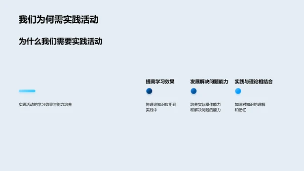 实践活动解读报告PPT模板