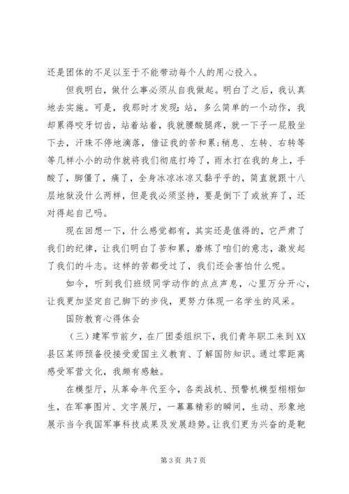 国防教育心得体会范文.docx