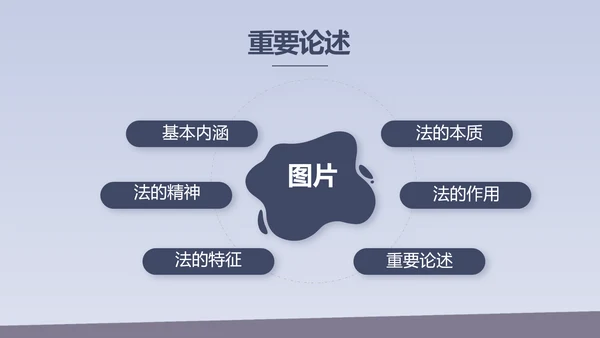 蓝色大气法治文化建设年年终总结动态PPT