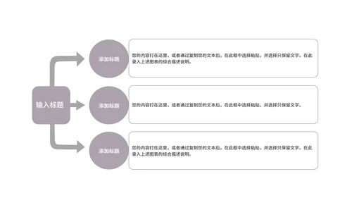 浅紫色简约风职业规划PPT模板