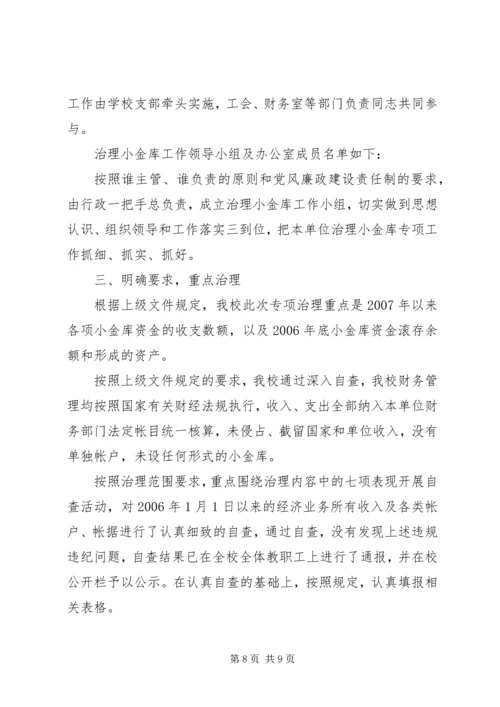 学校小金库自查报告范文 (2).docx