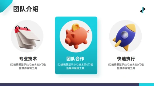 青绿色3D人物互联网工作心得汇报通用PPT模板