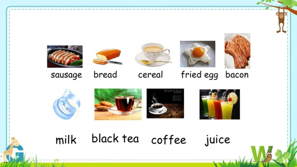 Unit3 A healthy diet.Cartoontime & Check out time 