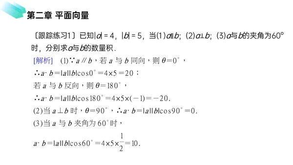 初高中数学平面向量数量积PPT教学课件