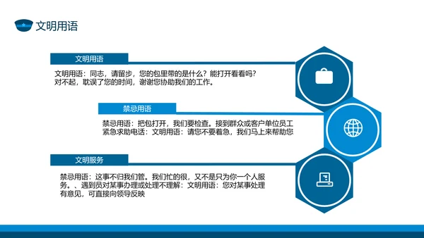 保安公司服务礼仪处事原则培训动态PPT