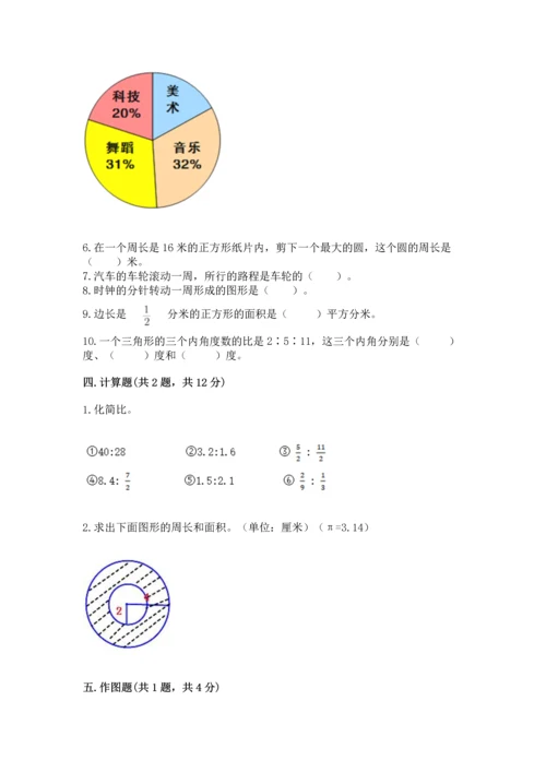 人教版六年级上册数学期末测试卷附答案（能力提升）.docx