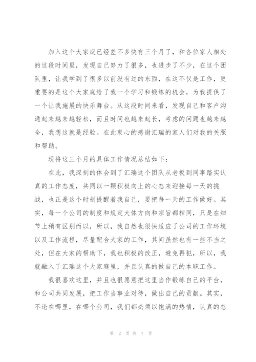 营销人员试用期工作总结开头.docx