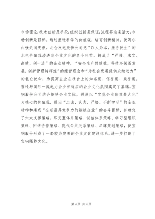 企业文化建设考察材料.docx