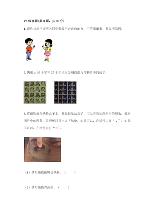 教科版小学科学二年级下册期末测试卷含完整答案（夺冠系列）.docx