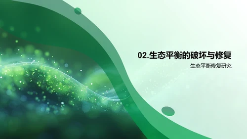 生态平衡教育讲座PPT模板
